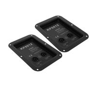 Vaguelly 2 Pcs Speaker Connectors Speaker Junction Box Terminal Cup with Iron Material for Stable Connections and Easy Connection Suitable for Stage Replacement
