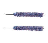 Vaguelly 2-piece Wind Instrument Clarinet Sax Cleaning Brush Flute Saxophone Maintenance Tool