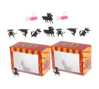 Vaguelly 2 Set DIY Shadow Puppets Craft Set for Interactive Puppet Theater Kit for Creative Storytelling and Playtime Activities Promotes Imaginative Roleplaying and Shadow Storytelling