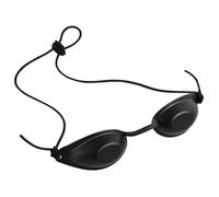 Vaguelly 2 Set Ipl Eyepatch with Storage Case Plastic Eye Protection for Red Blue Light Therapy Adjustable Fit for Cosmetic Procedures Teeth UV Infrared LED Treatment