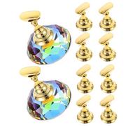 Vaguelly 2 Sets Professional Nail Practice Stand Magnetic Fingernail Holder Nail Art Practice Display Tool for Home and Salon Use