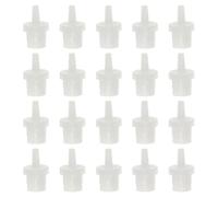 Vaguelly 200pcs Eyelash Glue Bottle Nozzle Replacement Tips Lash Adhesive Bottle Plug Caps for False Eyelash Grafting
