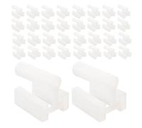 Vaguelly 200pcs Proof Outlet Covers Plastic 3-Prong Plug Safety Protector Caps Dustproof Socket Covers Power Plug Safety Protectors for Home Electrical Sockets