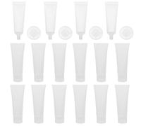 Vaguelly 20pcs 50ml Refillable Travel Cosmetic Tubes Lotion Squeeze Bottles Hand Cream Containers Twist Cap Suitable for Travel Toiletries