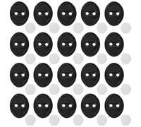 Vaguelly 20pcs Car Door Latch Protective Cover Car Door Lock Latches Cover Protector Anti-Collision Vehicle Locks Guard Stopper Accessories Black