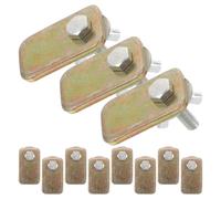 Vaguelly 20pcs Car Jack Adapter Converter with Emergency Lug Wrench and Labor-saving Jack Handle Compatibility Metal Connector Plate Compact Design on The Road Flat Tire Repairs