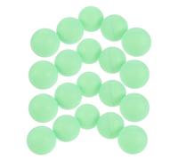 Vaguelly 20pcs Glowing Pong Balls Glow in The Dark Party Abs Plastic Enhanced Night Visibility Reusable Ping Pong Balls for Outdoor Night Party Games