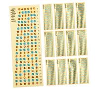 Vaguelly 20pcs Guitar Fretboard Stickers Note Decals for Easy to Apply Remove Suitable for Electric Acoustic Guitars for Beginners Practicing Musicians
