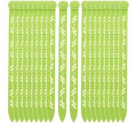 Vaguelly 20Pcs Hair Root Perm Bars Hair Curling Rollers Green Heat Cold Resistant Hairdressing Tools for Salon Styling and DIY Perms Random Style Random Color