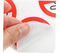 Vaguelly 20pcs High Adhesive Do Not Touch Warning Stickers for Mechanical Equipment Safety Labels Vinyl Decals for Factory Laboratory School Car Injury Prevention