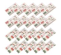 Vaguelly 20pcs Mexican Flag Temporary for Adults, Waterproof Face Stickers for Mexico Independence Day, Sports Games, Soccer Matches, and Festival Party Decorations