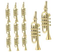 Vaguelly 20Pcs Miniature Musical Instruments Xmas Accessories for Christmas Tree Decoration Tiny Lightweight Ornaments for Home Party Desktop Display Creative Ideas