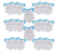 Vaguelly 20pcs Mom Advice Prediction Cards for Shower Memory Props for Newborn Photography Thick Sturdy Monthly Cards for Boys Girls