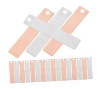 Vaguelly 20pcs Pure Copper and Zinc Anode for DIY Fruit Battery Science Experiments Educational Electroplating Anode Set for Zinc Plating and Laboratory Use