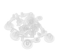 Vaguelly 20pcs Reusable Air Mattress Nozzle for Swimming Float with Easy to Use Sealing Lid, Plastic Air Valve Suitable for Inflatable Pillow and Water Pool Swimming Ring Accessories