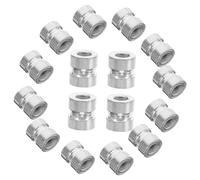 Vaguelly 20pcs Silver Acoustic Guitar String Beads Folk Guitar Bridge Pins Metal Tail Beads Accessories for String Replacement and Repair