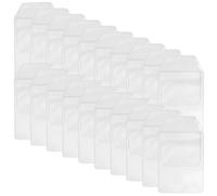 Vaguelly 20pcs Transparent PVC Pen Organizer Bags for Nurses and Doctors Pencil Cases for Hospital Use Convenient Pen Storage for Daily Work