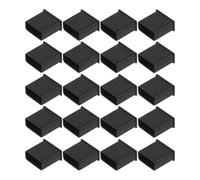 Vaguelly 20pcs USB Flash Drive Port Protector Caps, Black Hard Pe Material Dust Plug Covers for Charging and Data Ports, Anti-dust USB Drive Protective Covers for Electronics