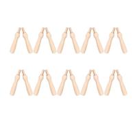 Vaguelly 20pcs Wooden Felting Needle Handle for Beginners and Tool