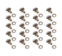 Vaguelly 20pcs Work Boot Laces Shoelace Hooks Brass Decorative Shoelace Hooks with Rivets for Hiking Boot Repair Buckles for Daily Life and DIY Projects