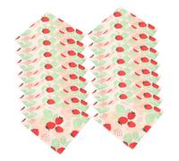 Vaguelly 20sheets Decorative Strawberry Napkins Tissue Paper for Holiday Parties Safe Skin-Friendly Vivid Print Design for Celebrations and Themed Events