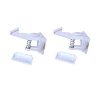 Vaguelly 24pcs Boy Girl Safety Locks Invisible Cabinet Locks for Cupboard Doors Spring for Boys and Girls Home Security
