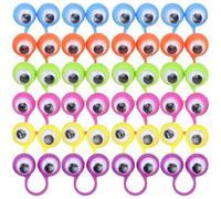 Vaguelly 24Pcs Eyeball Finger Puppets Eye Rings for Boy Girl Fun Educational Toy for Pretend Play Role Play and Storytelling Promotes Creativity and Parent-boy Girl Bonding