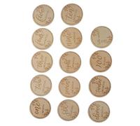 Vaguelly 24pcs Growth Milestone Cards Wooden Monthly Memory Cards for Newborn Photo Props for Recording Growth Stages for Parents to Capture Precious Moments