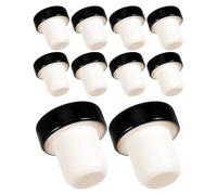 Vaguelly 24pcs Reusable Rubber Wine Bottle Stoppers T-Shaped with Reliable Sealing Solution and Excellent Sealing Ability for Wine Bottles and Homemade Drinks