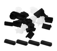 Vaguelly 24pcs Silicone USB Plug Protector Motherboard Cover PC Protector Easy to Install Protecting Interfaces for Desktop Computers Random Color