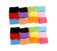 Vaguelly 24pcs Thickened Flexible Sports Headbands for Women and Men Soft Elastic Sweat-absorbing Yoga and Running Hairbands Wide Non-slip Design for Gym Basketball Hiking Fitness Teens and