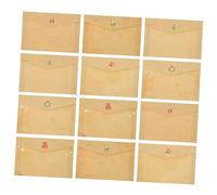 Vaguelly 24Pcs Vintage Kraft Paper Invitation Envelopes for Wedding Birthday Party Supplies Elegant Retro Letter Covers with Simple Design for Special Events and Invitations