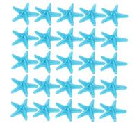 Vaguelly 25Pcs Hawaii Style Sea Star Ornaments Realistic Ocean Themed Decor Simulated Animal Decorations for Microlandscape Layouts for Parties Home Nautical Decor