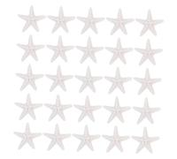 Vaguelly 25Pcs Plastic Sea Stars Ocean Themed Ornaments for Home Decor Lifelike Simulated Animal Decor for Beach Parties Nursery and Playroom