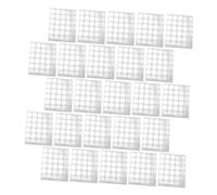 Vaguelly 25sheets Eyelash Extension Glue Stickers Lash Glue Holder Pallet Adhesive Pads for Makeup Artists for Salon Use