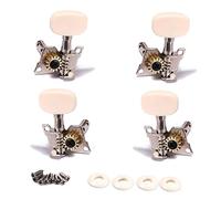 Vaguelly 2pair Ukulele Tuning Pegs Compatible Classical Guitar String Pegs Keys Tuners Machine Heads for Acoustic Folk Ukulele