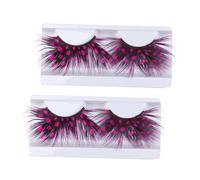 Vaguelly 2pairs Eyelashes Extra Extension Eye Makeup for False Eyelashes Lashes for Natural Look for Makeup Occasions