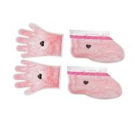 Vaguelly 2pairs Spa Paraffin Wax Gloves for Relief Foot Socks Moisturizing Foot Mask Moisturizing Gloves