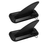 Vaguelly 2pcs 4-inch Detachable Surfboard Tail Fins Paddle Board Water Stabilizer Sup Replacement Balance Fins for Surfing and Paddleboarding