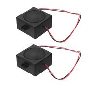 Vaguelly 2pcs 5w 4ohm Mini Loudspeaker Module with Compact Enclosure, Full-range Wired Speakers for Tv Audio and Compatible Sound Systems, Small Home Audio Subwoofers for Lcd Screens