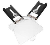 Vaguelly 2Pcs 6-Inch Bench Grinder Eye Shield Guard with Dust Protection Plate, Angle Grinder Attachment Accessory for Workshop Safety