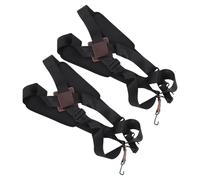 Vaguelly 2pcs Adjustable African Drum Strap with Padded Crossback Double Shoulder Harness for Djembe and Hand Drum, Made of Sturdy Polyester for Comfortable Weight Distribution