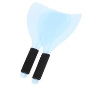 Vaguelly 2PCS Anti-slip Salon Hairdressing Mask Shield for Face and Eyes Protective Hairspray Cover Random Color Material for Home and Professional Use Random Color