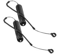 Vaguelly 2pcs Black Stylus Pen Lanyard with Retractable Cord for Pen Fixation and Anti-lost Function Suitable for Professionals and Students