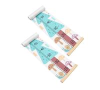 Vaguelly 2pcs Boy Girl Height Growth Chart for Wall Measurement Ruler Easy Install Nursery Decor Boy Girl Growth Tracker Modern Minimalist Design for Boy Girl Rooms