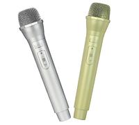 Vaguelly 2pcs Boys and Girls Microphone Toys Fake Microphone Props for Girls Boys Speech Practice