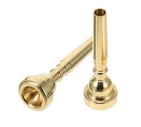 Vaguelly 2pcs Brass Trumpet Mouthpieces Replacement Fit for Various Models Easy to Clean Smooth Surface for Music Enthusiasts and Performers Concerts and Bands