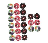 Vaguelly 2pcs Car Aromatherapy Refill Pads Record Player Design Essential Oil Pads for Car Air Freshener Replacement Fragrance