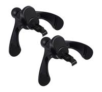 Vaguelly 2pcs Car Phone Holder Air Vent Clip with 17mm Ball Head round Base, Portable Mobile Bracket Clip for Car Air Vent Mount, Universal Smartphone Holder Suitable for Navigation