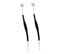Vaguelly 2pcs Cello Sound Post Setter Tool Metal Hooks for Insert and Remove Simple Design Silver Cello Repair Tools for Players and Luthiers
